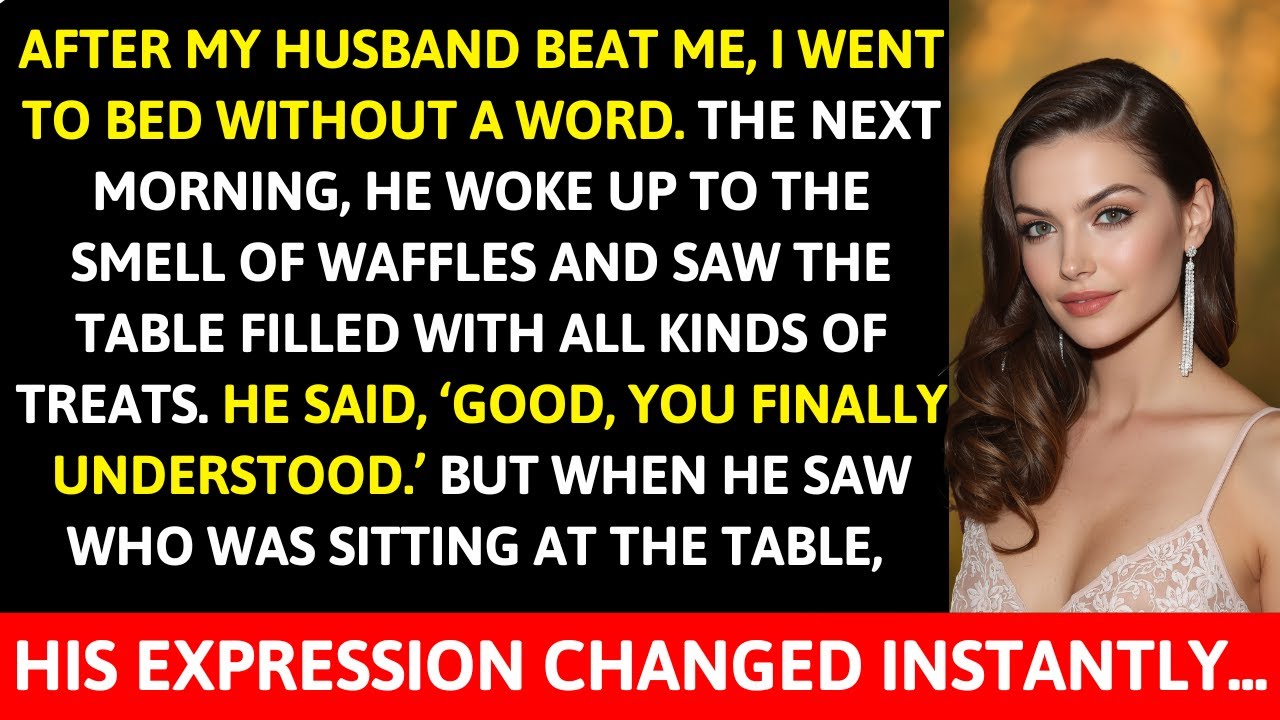 I Stayed Silent After My Husband Beat Me; In The Morning, The Guests Saw Him Turn Pale.