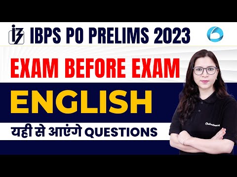 IBPS PO Prelims 2023 | English Exam Before Exam For IBPS PO Pre 2023 | IBPS PO Pre English