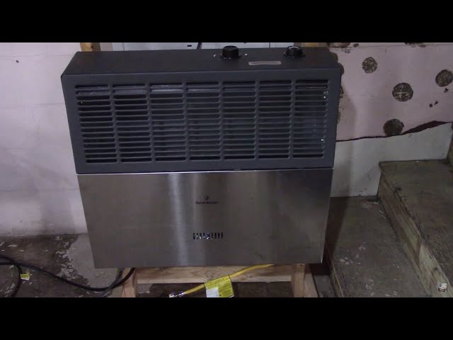 The ThermaBlaster Dual Fuel Wall Heater Review - YouTube