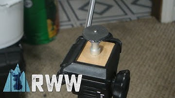 How To Make a Wooden Quick Release Plate For a Camera Tripod