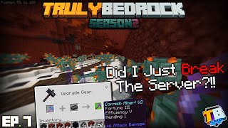 I Made a HUGE Whoopsie! | TrulyBedrock Season 2 [#7] | Minecraft Bedrock Edition SMP Server