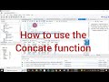 *SQL Clauses and CONCAT Function.