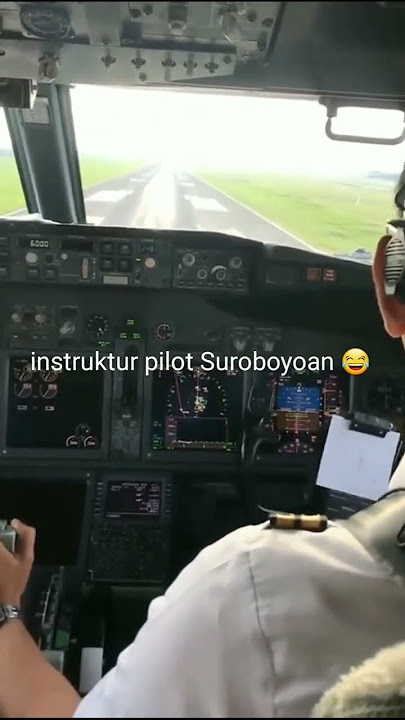 Instruktur Pilot Bahasa Suroboyoan hahahaha humor humor