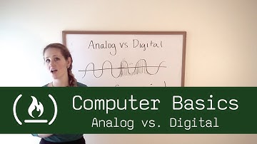 Computer Basics 15: Analog vs Digital and how File Compression works