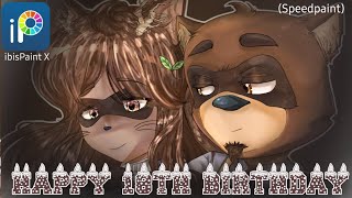 Happy Birthday To Me on Afuluodidi's 18th birthday🤎✨️ | Afuluodidi & Roi AU (Ocs) | SpeedPaint
