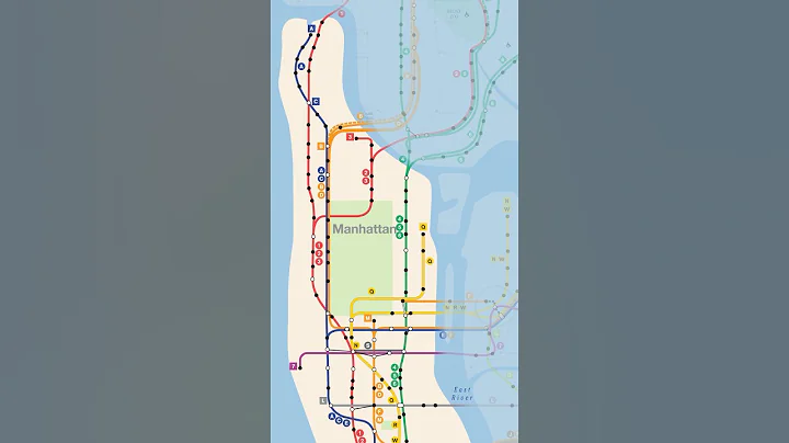 How to read the NYC subway map #NYC #subway #travel #explained #map