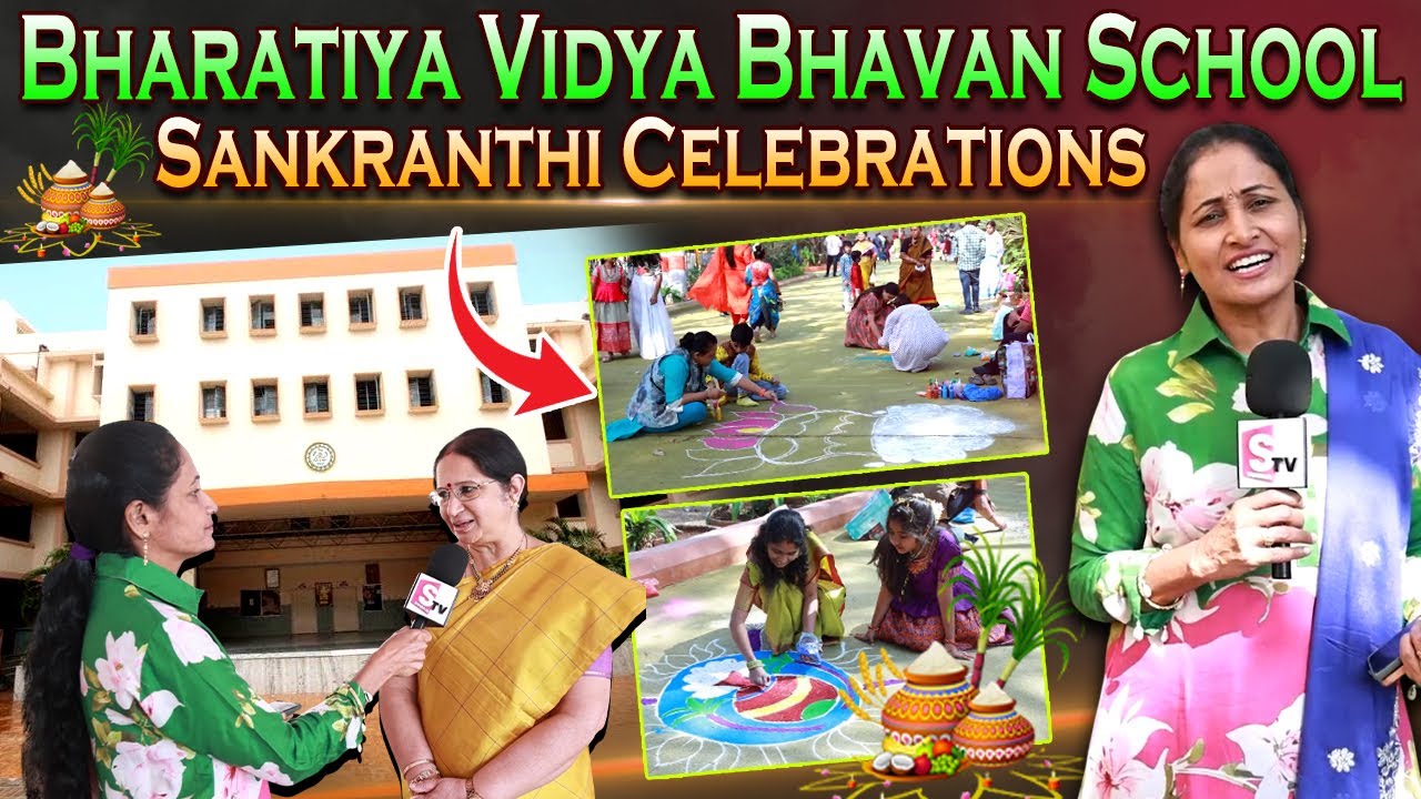 Bharatiya Vidya Bhavan School Sankranthi Celebrations || anchor nirupama || SumanTV Interviews