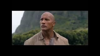 The Rock eyebrow raise meme in jumanji