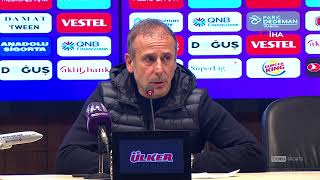 Trabzonspor Teknik Direktörü Abdullah Avcıdan Galatasaray Maçı Sonrası Basın Açıklaması