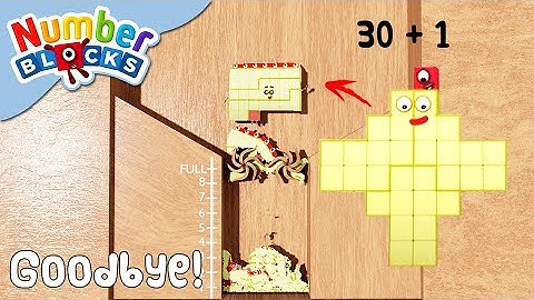 NUMBERBLOCKS | Oh No! Bad Day for 31! (OFFICIAL) | Shredding Simulation