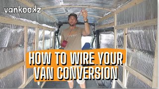 How to Wire A Van Conversion | Beginners Guide to Running Electrical Wiring for a Van