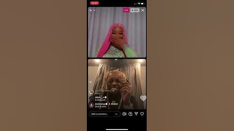 Lil Wayne calls Niki Minaj a B**** on her live😳😳