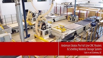 Anderson Stratos Pro Full Line CNC Routers  | Cuisi-n-art - Gatineau, QC