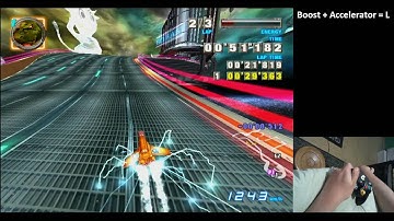 F-Zero GX: Mute City Serial Gaps Staff Ghost beaten with 1 hand
