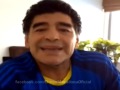 Maradona envió un saludo a Luisina, "la pequeña relatora" de su gol a los ingleses