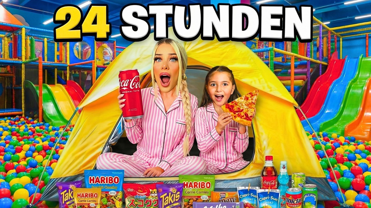 24 STUNDEN im SPIELEPARADIES 😱