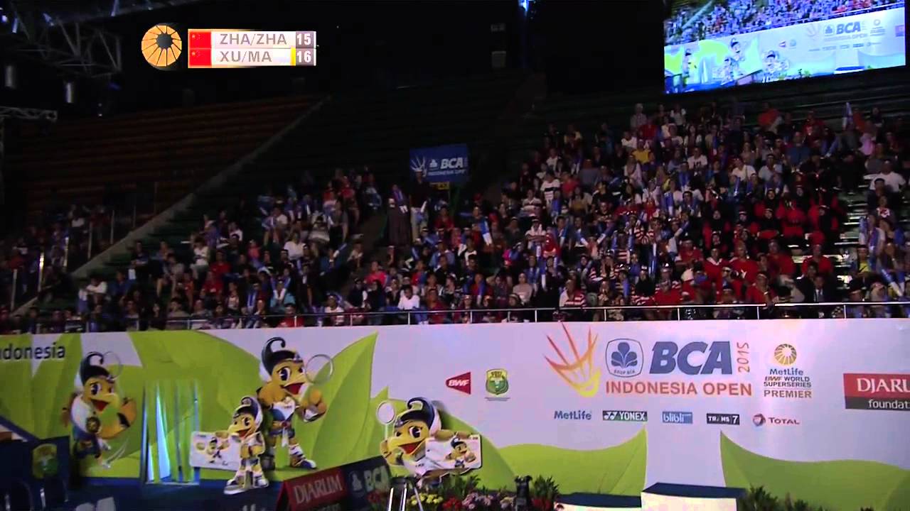 BCA Indonesia Open 2015 | Badminton F M1-XD | Zhang N./Zhao YL vs X. Chen/Ma J.