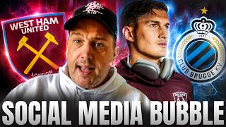 Freddie Potts Leaving West Ham 😢 €12M Fee To Club Bruges 💥 Social Media Bubble Morning Thought⚒️