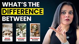What is a Concept Board vs Mood Board vs Material Board? ✅