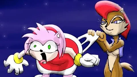 mortal Kombat X soniK : amy rose vs sally aKorn