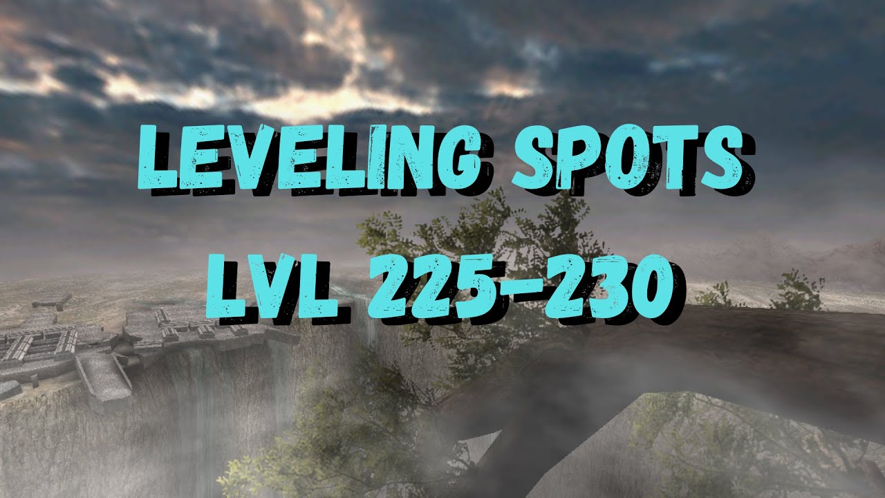 Toram Online - Leveling from level 225-230