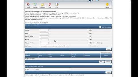 DirectAdmin - How to create new cronjob?