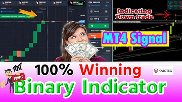 100% Winning Best Mt4 Indicator for Binary Options | Professional MT4 Indicator Part- 6