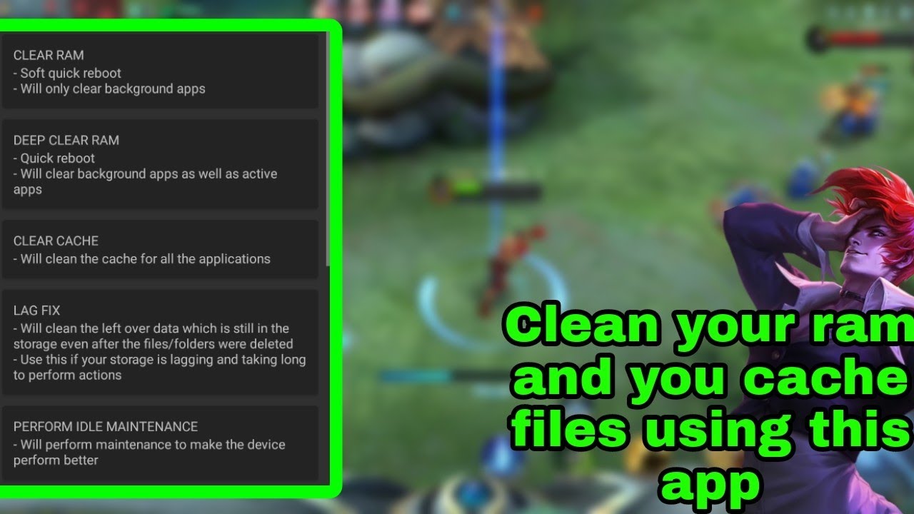How to clean you RAM and you cache file's using this app - deep clean app