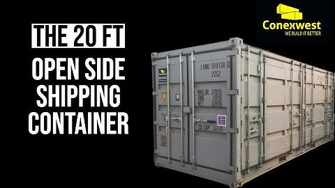 20ft Open Side Shipping Container