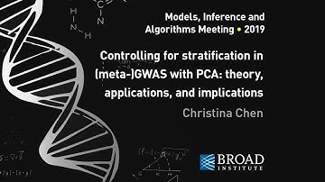 MIA: Christina Chen, PCA and stratification in GWAS; Alex Bloemendal, primer on random matrix theory