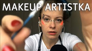 asmr cz ○○○ makeup artistka (roleplay)