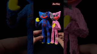 Poppy Playtime Huggy Wuggy ❤️Kissy Missy#poppyplaytime #diy #art #clay #games