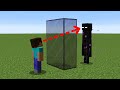 can enderman see you through tinted glass?