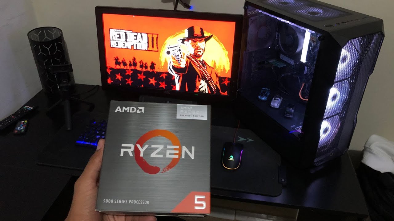 Testei o RYZEN 5 5600GT e mostrei alguns jogos que meu PC roda!! Red ...