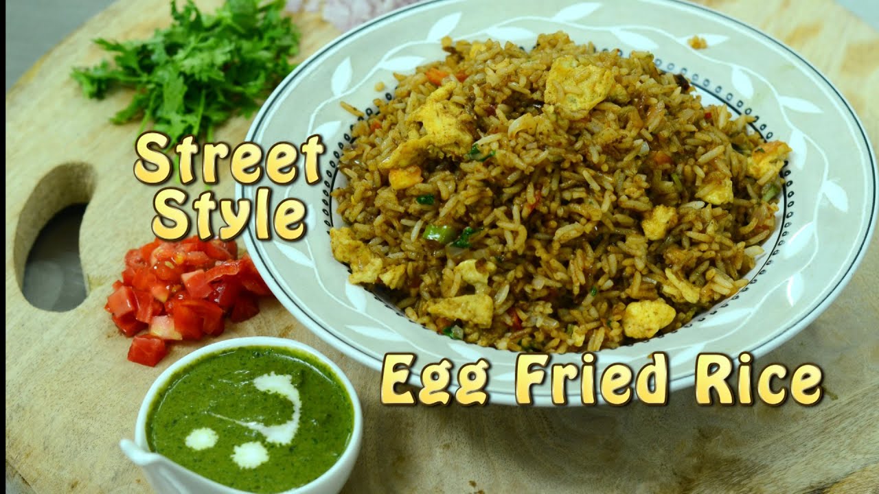 Butter Masala -  Street Style Egg Fried Rice with  Mint Chutney | Vahchef - VahRehVah