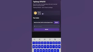 TapSwap Update! Code | Tapswap Update - Get In Time for airdrop! | Tapswap Update!Video Code Tapswap