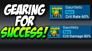 [Get 100% C. Rate!] How to Gear Champions to Get The Speed, Accuracy, Crit Rate and Damage You Need!