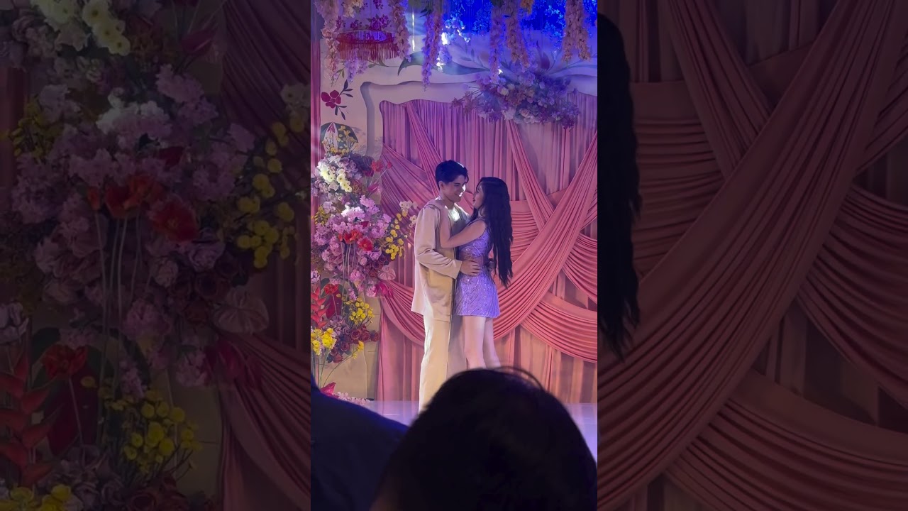 Allen Ansay gracefully leads Sofia Pablo in a dance, celebrating her newest journey in life! ✨