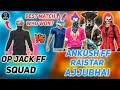 RAISTAR,ANKUSH FF,AJJUBHAI,LAKA GAMER VS JACK FF SQUAD || BEST MATCH EVER IN HISTORY || WHO WON??