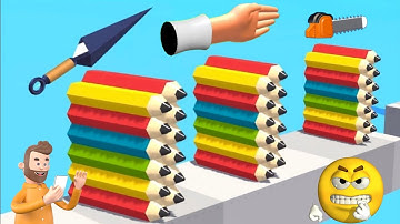 Slice it all Noob vs pro vs hacker vs God, 3 Level Compiled Max level