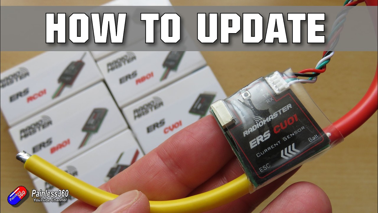 Updating RadioMaster ERS Sensors via UART Tool