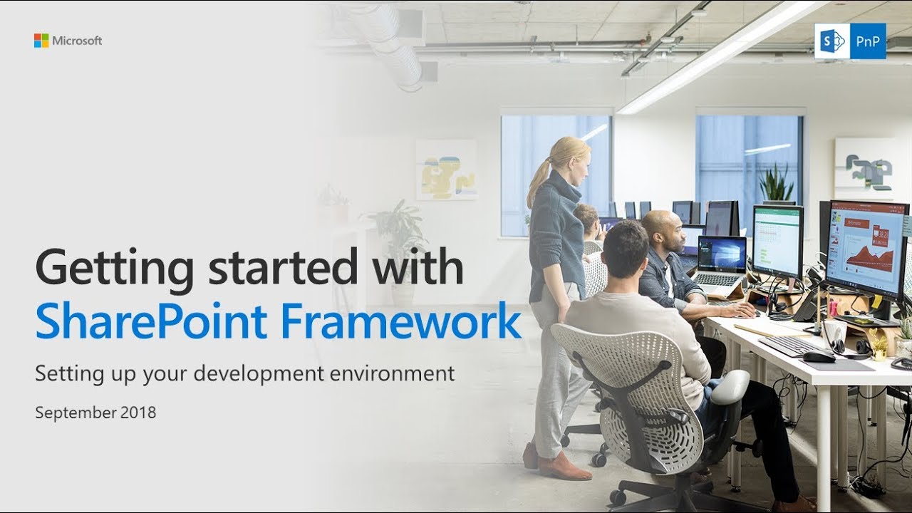 SharePoint Framework Tutorial - Setting up your development environment - YouTube