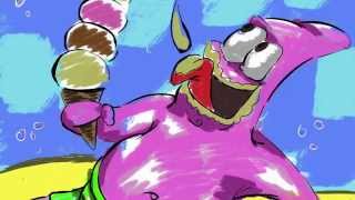7 days of spongebob art: Day 2 Patrick Star