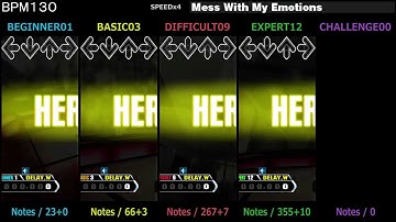 DDR / Mess With My Emotions - SINGLE (DanceDanceRevolution A3)
