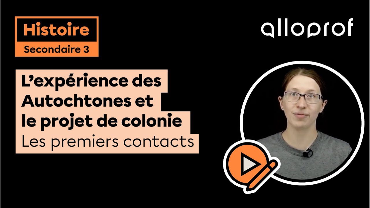 L’expérience des Autochtones et le projet de colonie — Les premiers ...