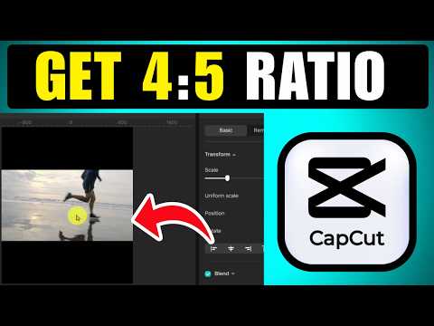 How To Get 4:5 Ratio In CapCut (2026) (Best Method)