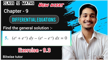 Ex 9.3 class 12 maths q5 | Ex 9.3 q5 class 12 | Question 5 exercise 9.3 Class 12