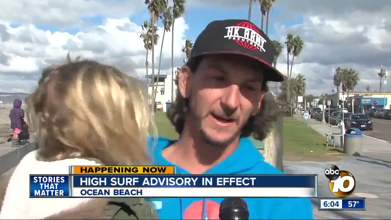 High Surf Advisory keeps surfers away