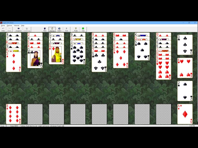 Play Eight Off Solitaire Card Game Online