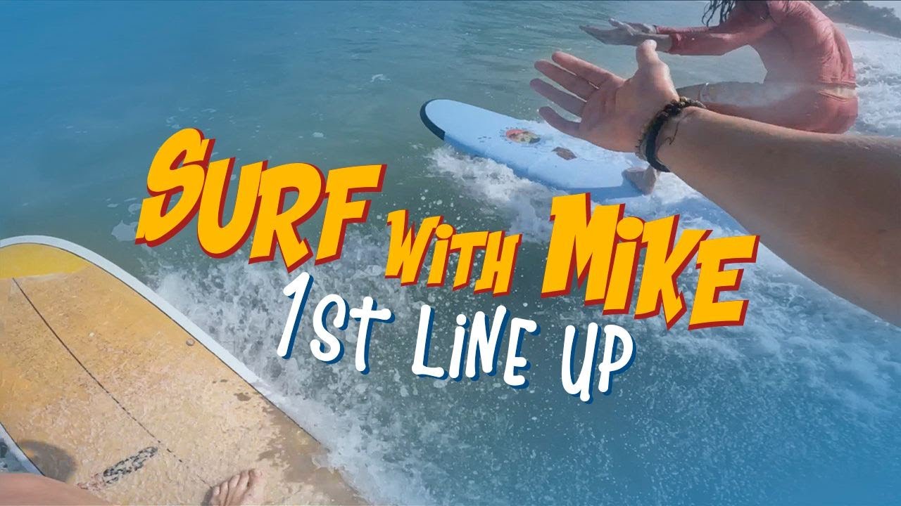 Surf lessons with Mike. Sri Lanka / Уроки по сёрфингу на Шри Ланке. 1st line up